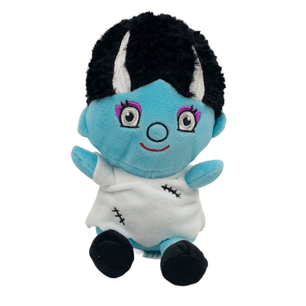 Kellytoy Bride of Frankenstein Plush Halloween Blue Monster 9" Stuffed Animal